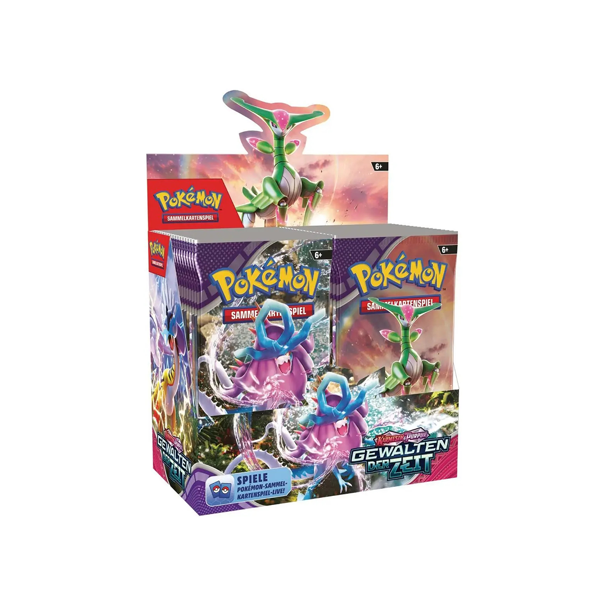 Pokémon Karmesin & Purpur SV05 Gewalten der Zeit Display Box (DE)