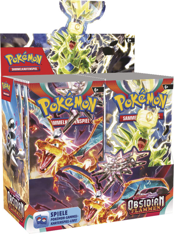 Pokémon Karmesin &amp; Purpur Obsidian Flammen Booster Pack (DE)
