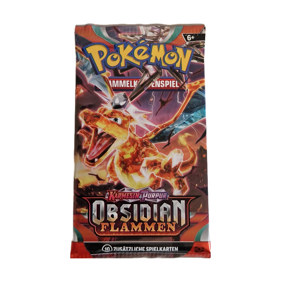 Pokémon Karmesin &amp; Purpur Obsidian Flammen Booster Pack (DE)
