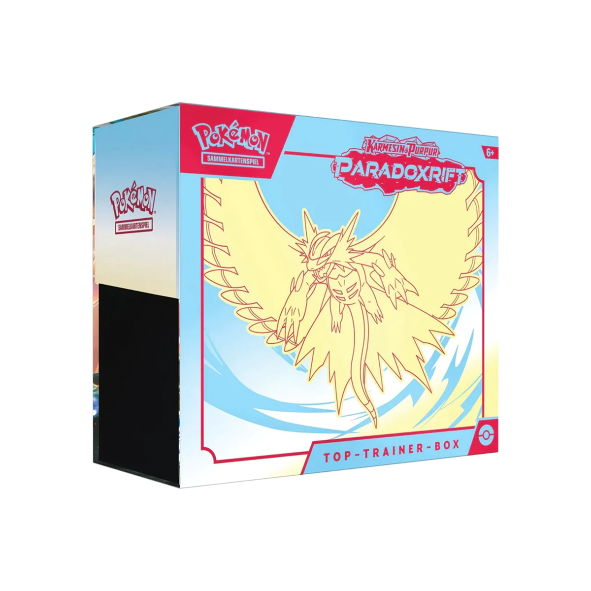 Pokémon Karmesin & Purpur Paradoxrift Top-Trainer-Box Donnersichel (DE)