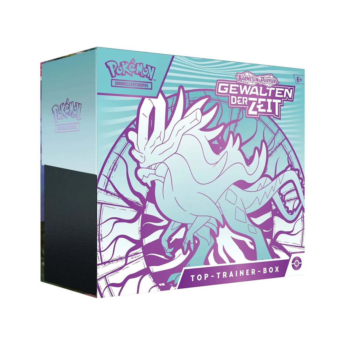 Pokémon Karmesin & Purpur SV05 Gewalten der Zeit Top-Trainer-Box Windewoge (DE)
