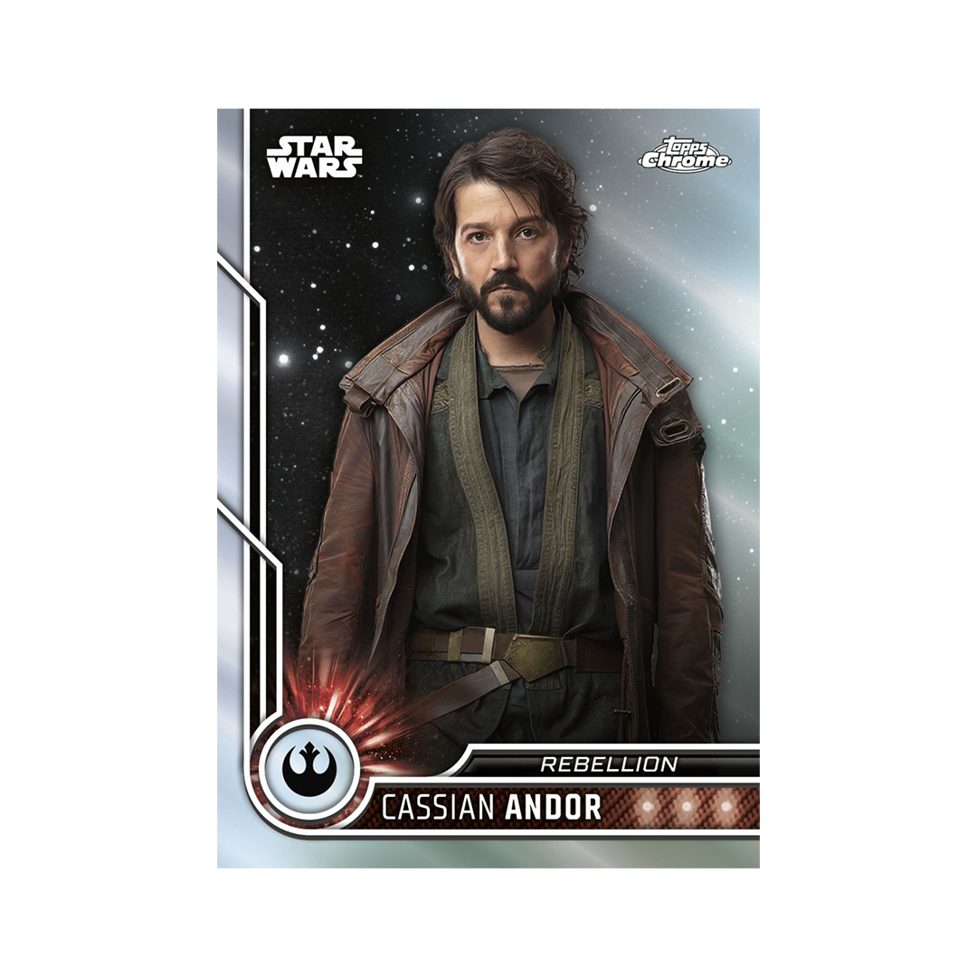 Topps Star Wars Chrome Hobby Booster Pack 2023 Base Card Cassian Andor