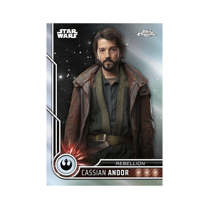 Topps Star Wars Chrome Hobby Booster Pack 2023 Base Card Cassian Andor