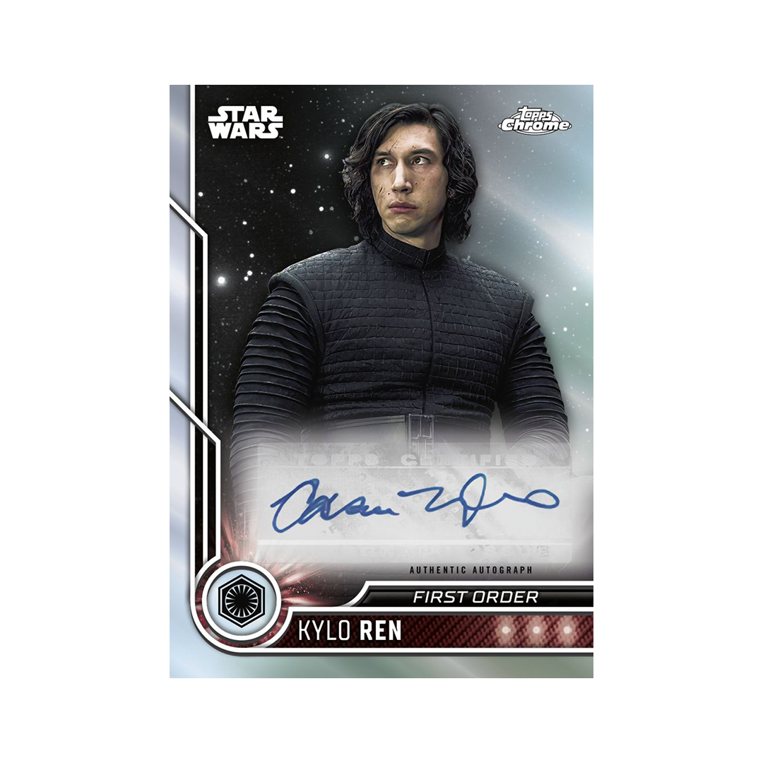 Topps Star Wars Chrome Hobby Booster Pack 2023 Kylo Ren Autograph