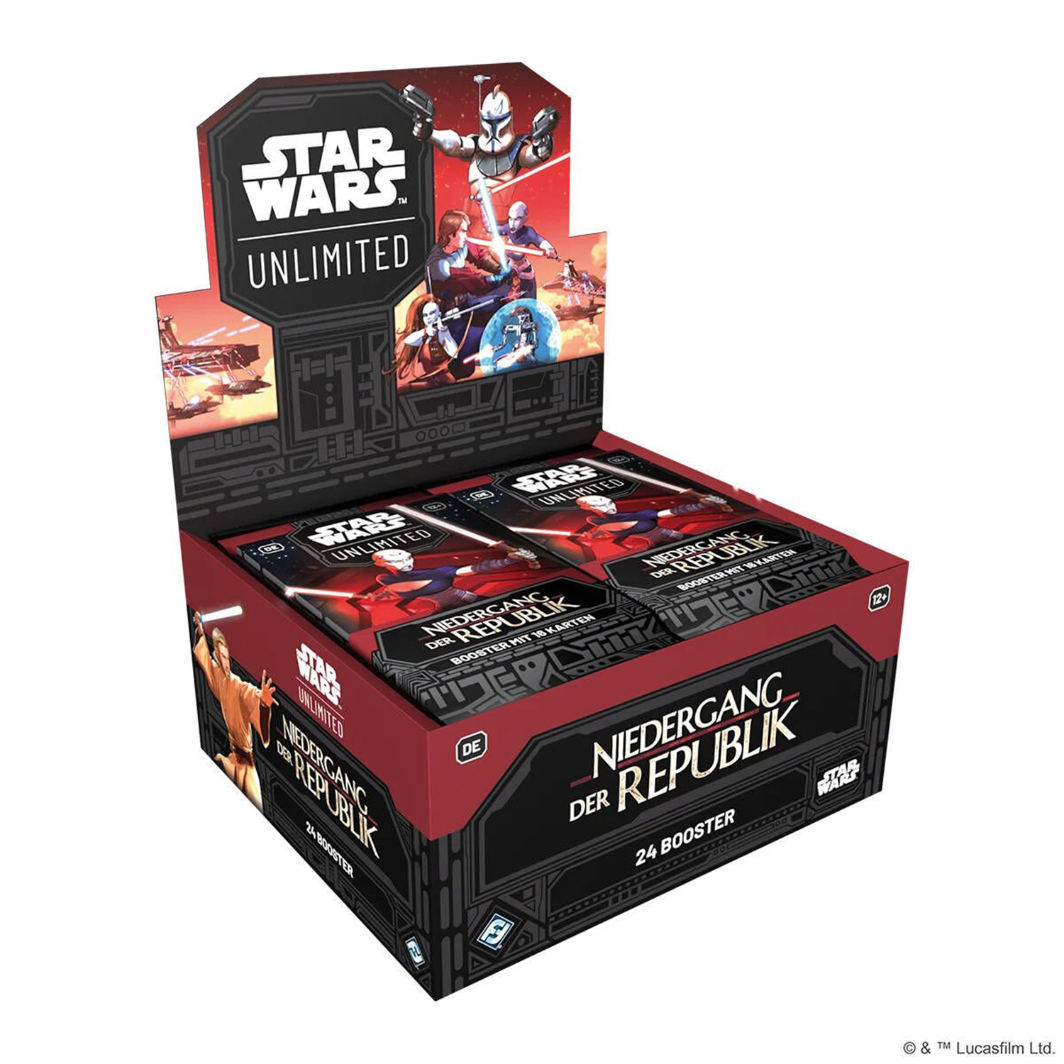 Star Wars: Unlimited - Niedergang der Republik Display Box (DE)