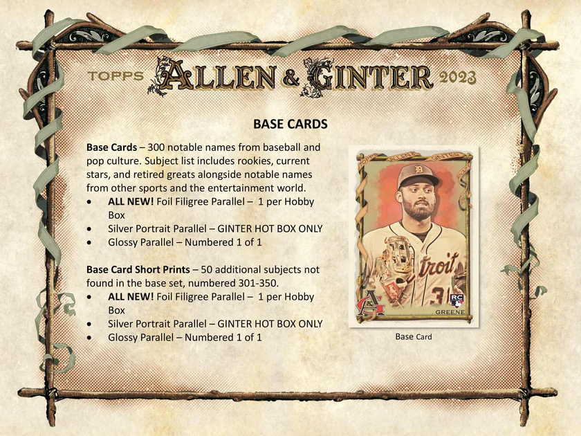 Topps Allen &amp; Ginter Baseball MLB Hobby Box 2023