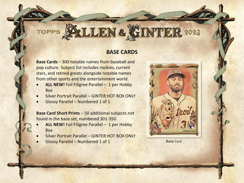 Topps Allen & Ginter Baseball MLB Hobby Box 2023