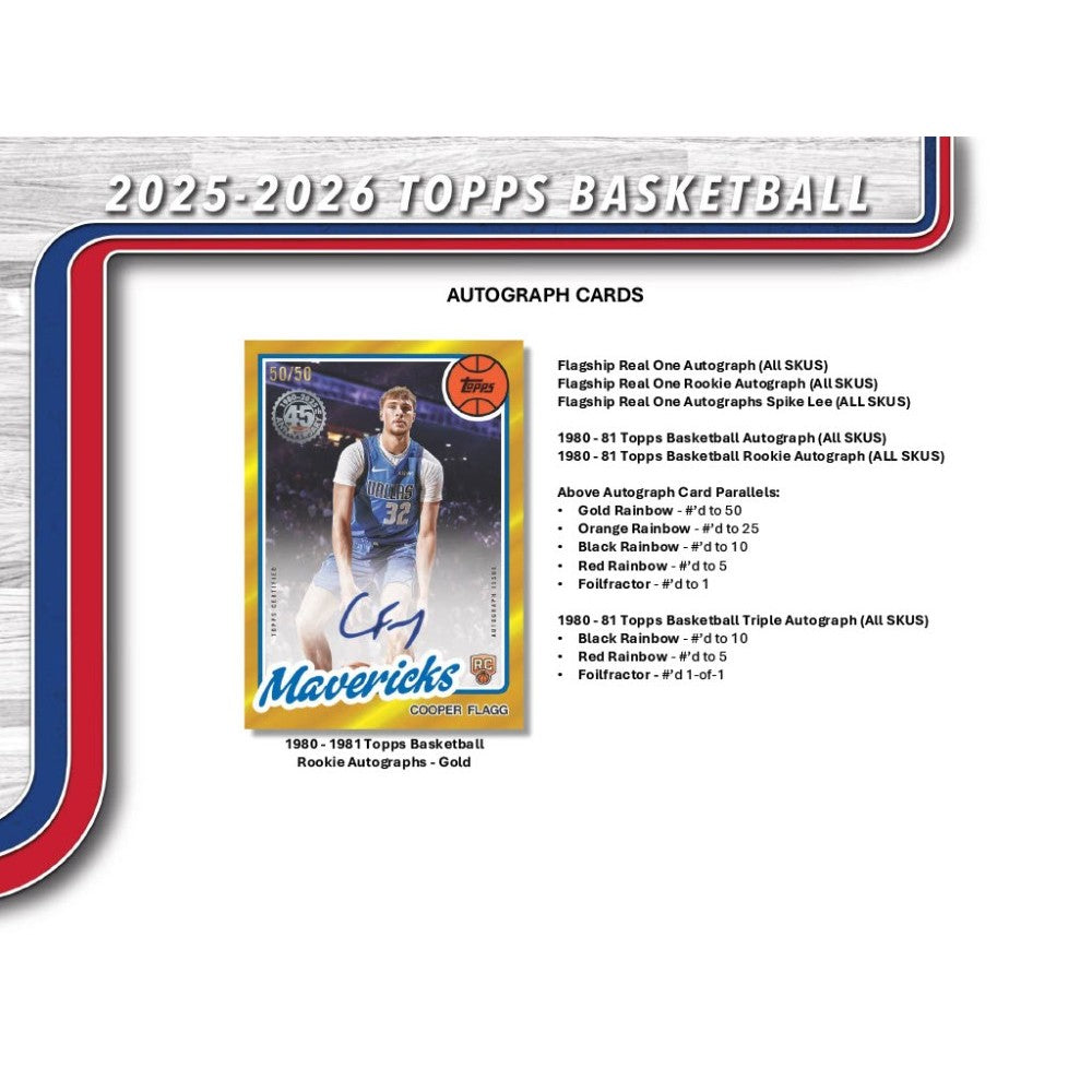 (Vorbestellung) Topps Basketball Mega Box 2025/2026