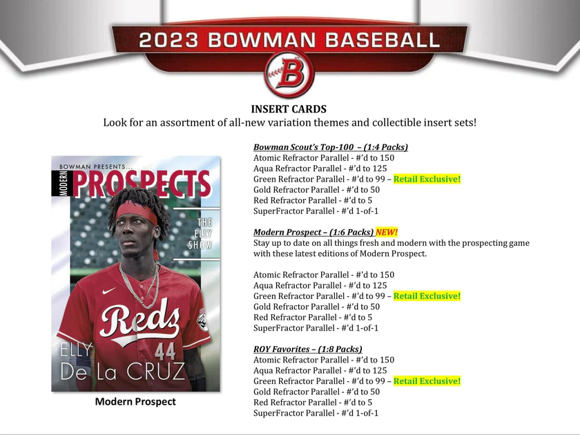 Topps Bowman Baseball MLB 6-Pack Blaster Box