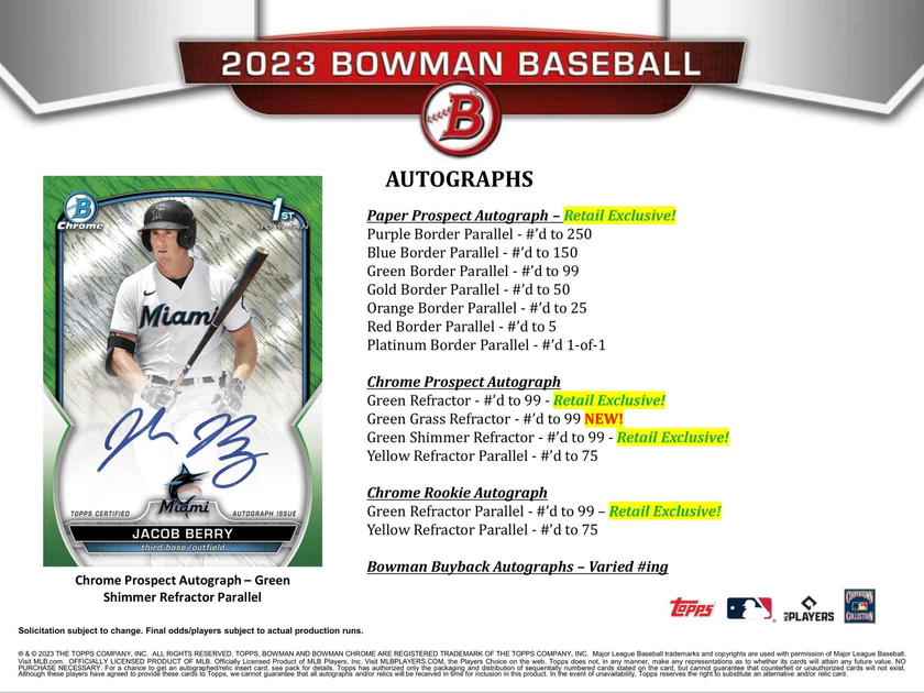 Topps Bowman Baseball MLB 6-Pack Blaster Box