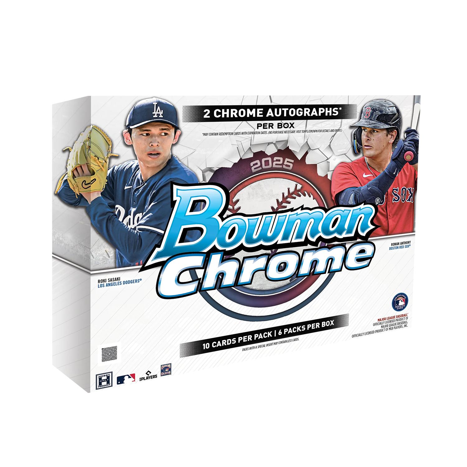 Topps Bowman Chrome Baseball MLB Hobby Box 2025