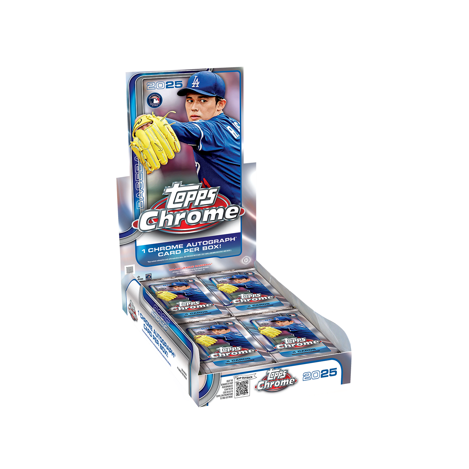 Topps Chrome Baseball MLB Hobby Box 2025