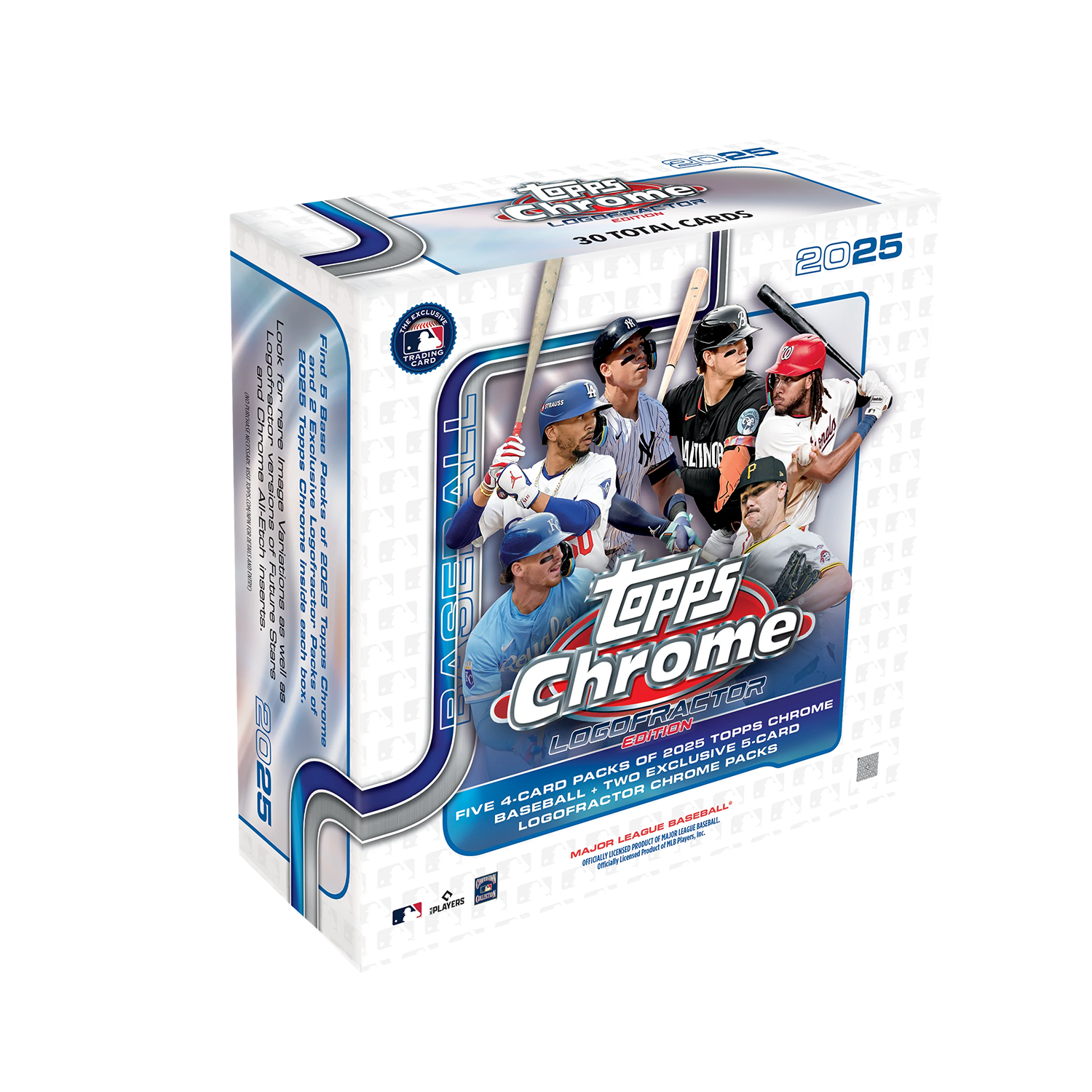 Topps Chrome Baseball MLB Logofractor Box 2025