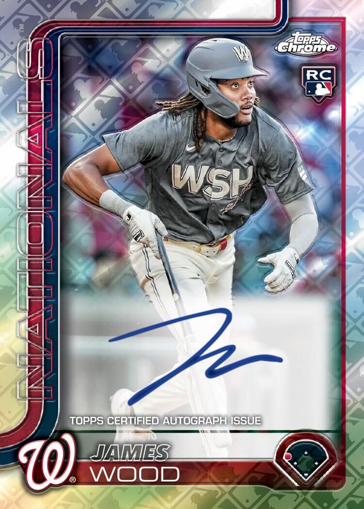 Topps Chrome Baseball MLB Logofractor Box 2025