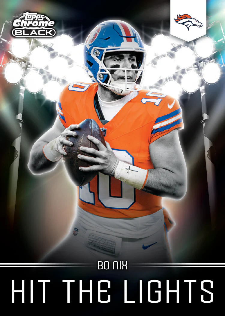 Topps Chrome Black NFL Hobby Box 2025