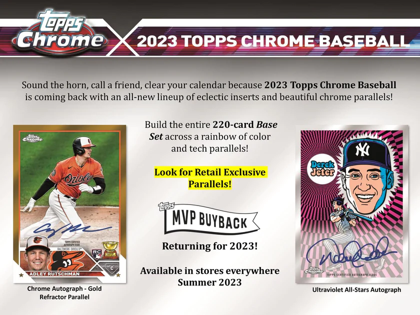 Topps Chrome Baseball MLB 7-Pack Blaster Box