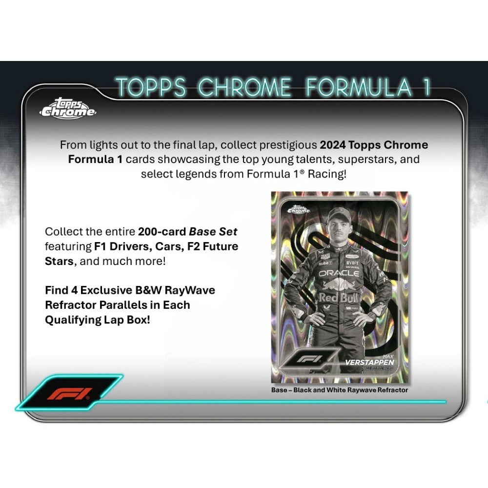 Topps Chrome Formula 1 Qualifying Lap Box 2024