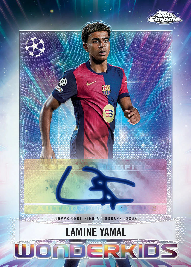 Topps Chrome UEFA Club Competitions Hobby Box 2024/2025