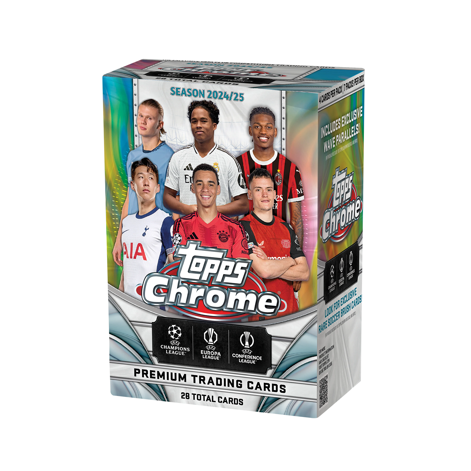 Topps Chrome UEFA Club Competitions Value Box 2024/2025