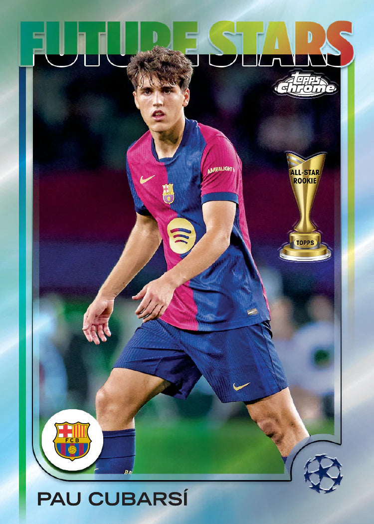 Topps Chrome UEFA Club Competitions Value Box 2024/2025
