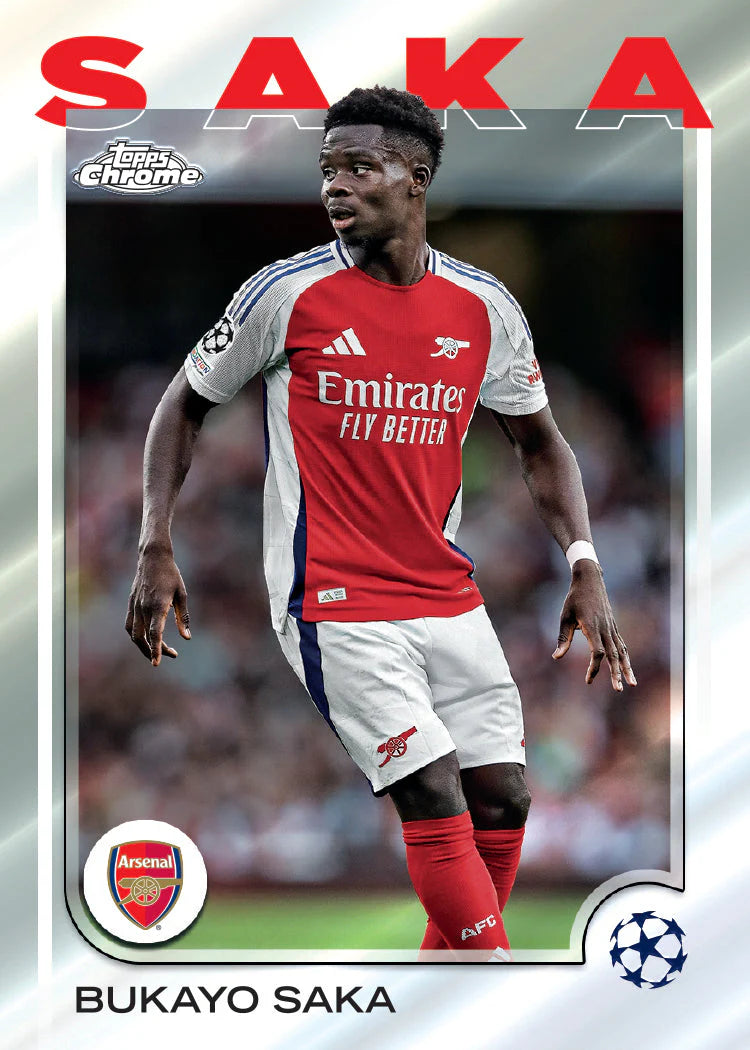 Topps Chrome UEFA Club Competitions Value Box 2024/2025