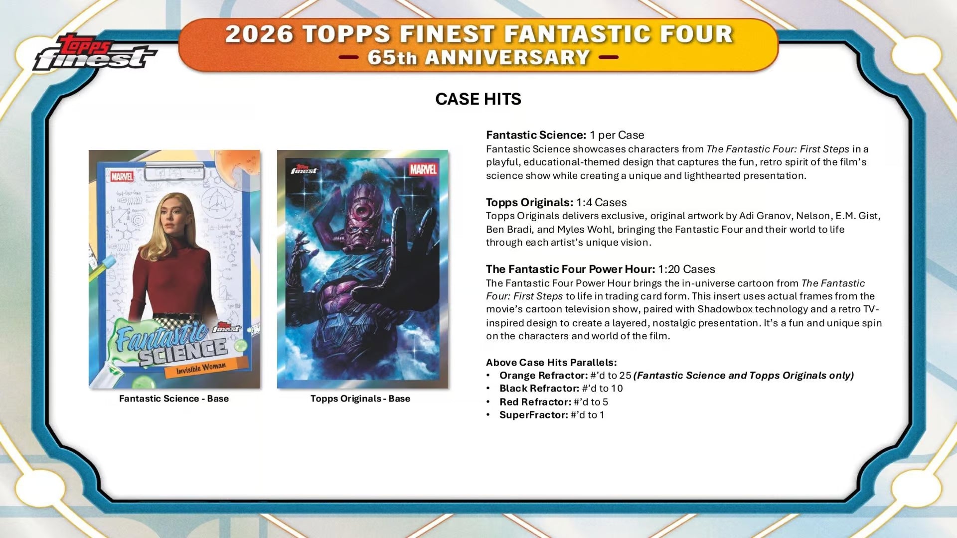 Topps Finest Fantastic Four 2026 - Hobby Box
