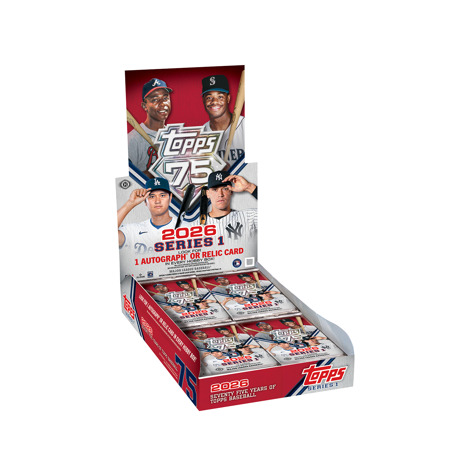 topps 2026 series1 hobby boxシュリンク付き Topps Baseball Series 1 Hobby Box 2026 | deichcards.de