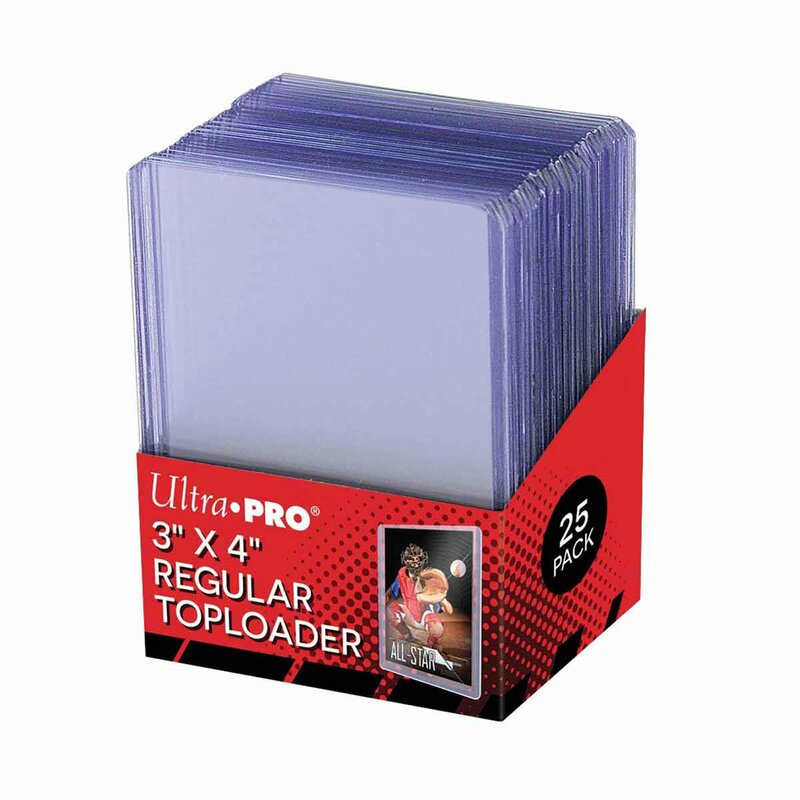 Ultra Pro 3"x4" Regular Toploader 25 Stk.