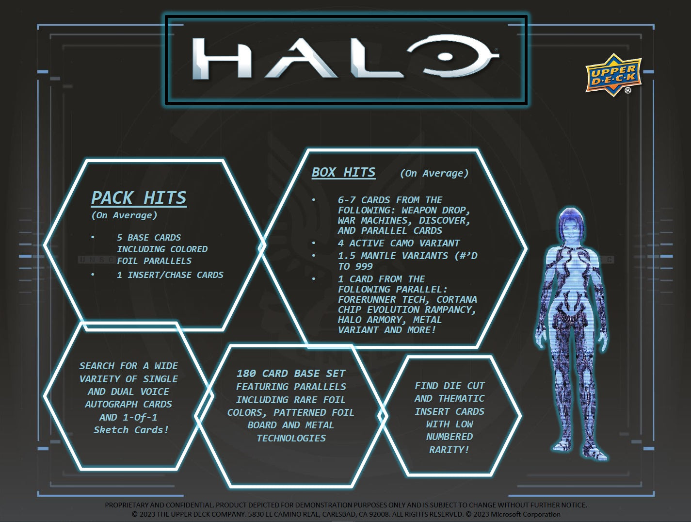 Upper Deck HALO: Legacy Trading Cards Hobby Box