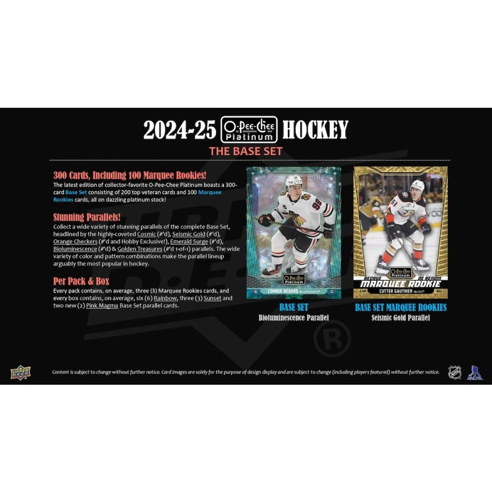 Upper Deck O-PEE-CHEE Platinum Hockey NHL Hobby Box 2024/2025