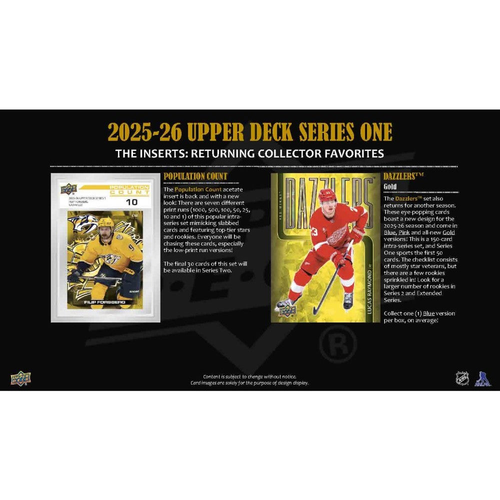 Upper Deck NHL Upper Deck Series 1 Hobby Box 2025/2026
