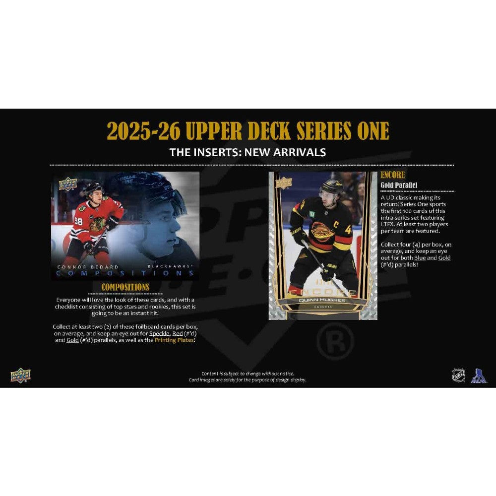 Upper Deck NHL Upper Deck Series 1 Hobby Box 2025/2026