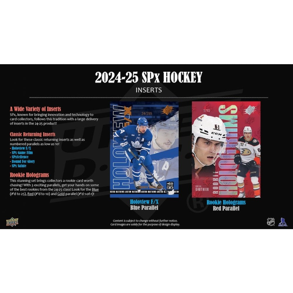 Upper Deck NHL SPx Hobby Box 2024/2025