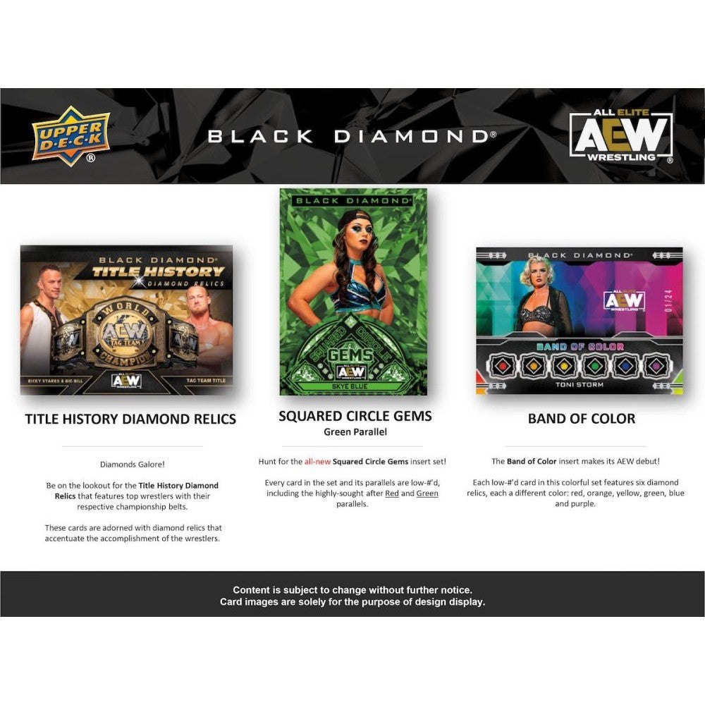 Upper Deck All Elite Wrestling (AEW) Black Diamond Hobby Box 2024