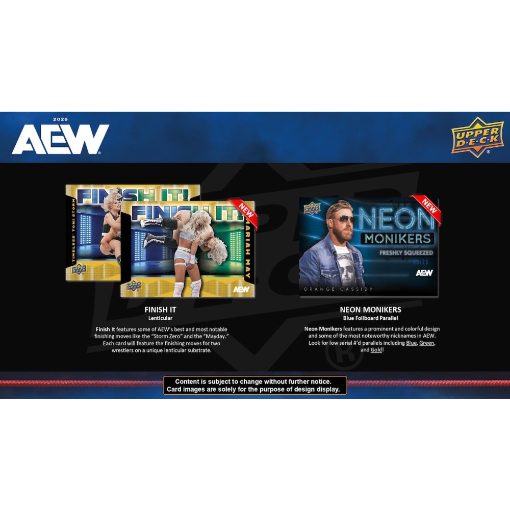 Upper Deck All Elite Wrestling (AEW) Hobby Box 2025