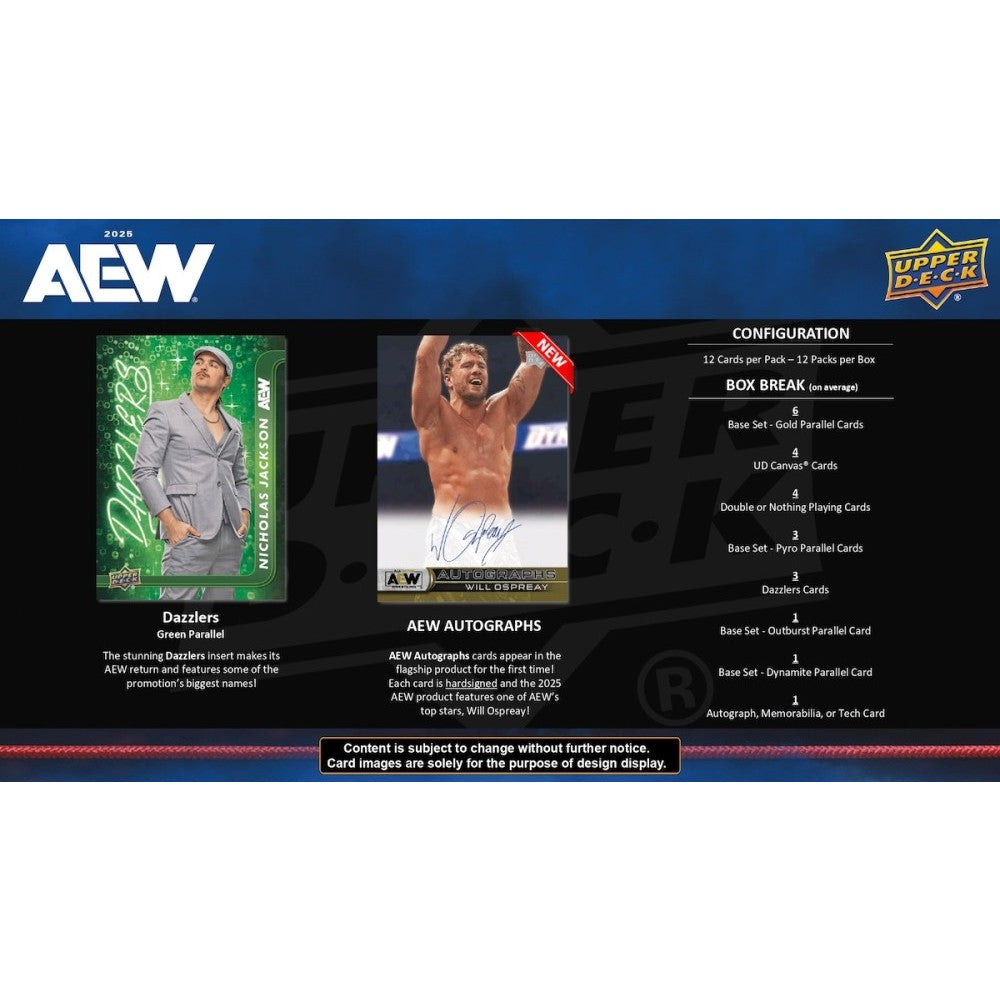 Upper Deck All Elite Wrestling (AEW) Hobby Box 2025