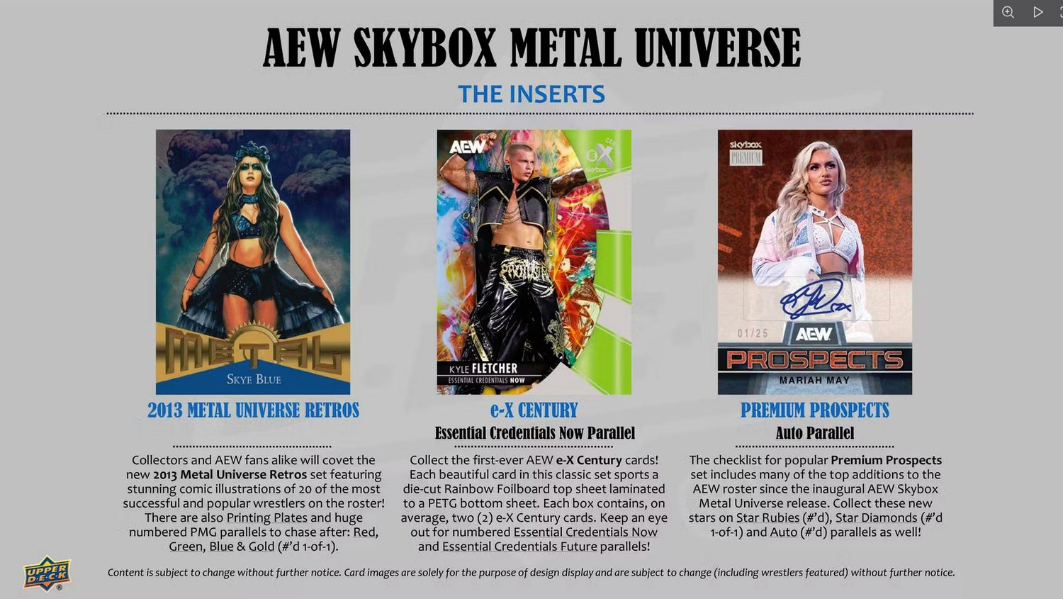 Upper Deck All Elite Wrestling (AEW) Skybox Metal Universe Hobby Box 2025