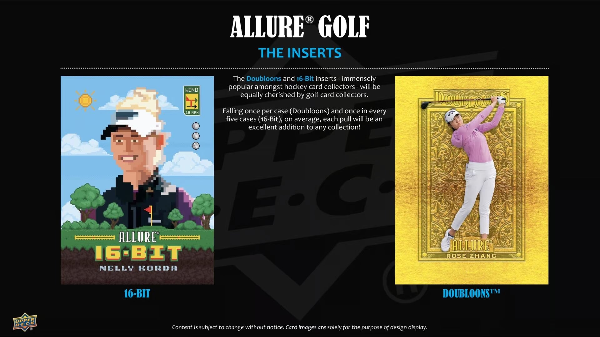 Upper Deck Allure Golf Hobby Box 2026