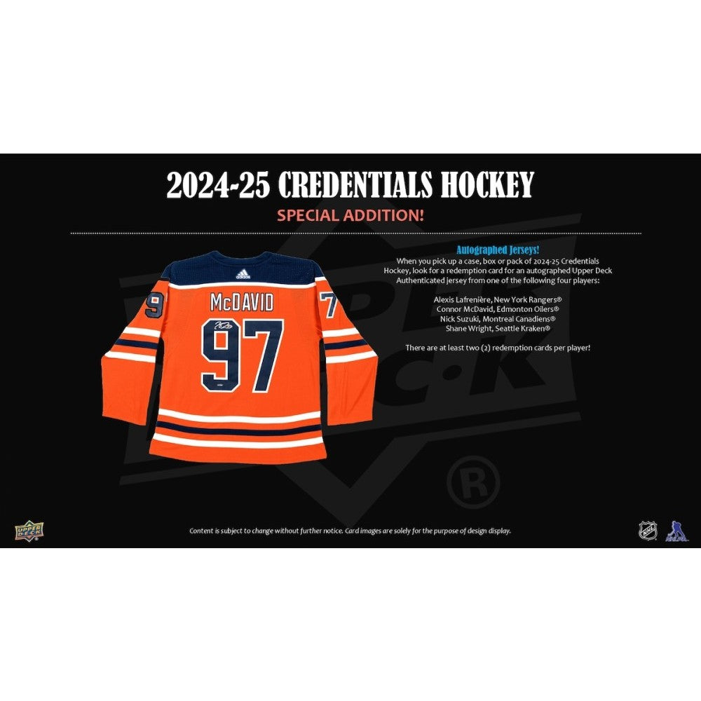 Upper Deck Credentials NHL Hockey Hobby Box 2024/2025