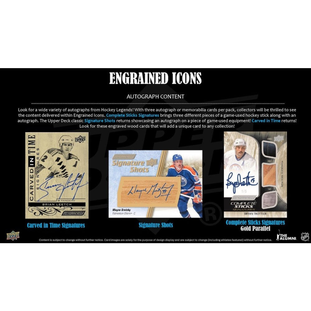 Upper Deck Engrained Hockey NHL Hobby Box 2024/2025