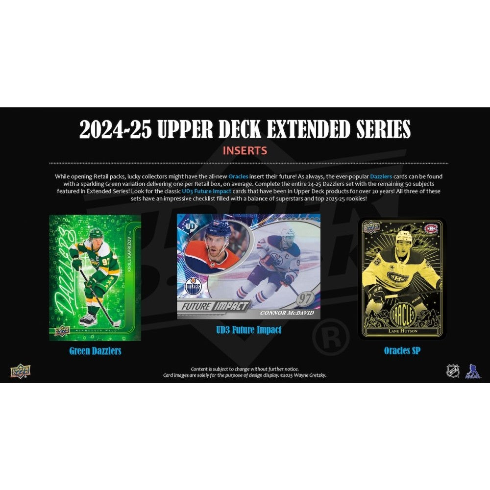 Upper Deck NHL Upper Deck Extended Series Blaster Box 2024/2025