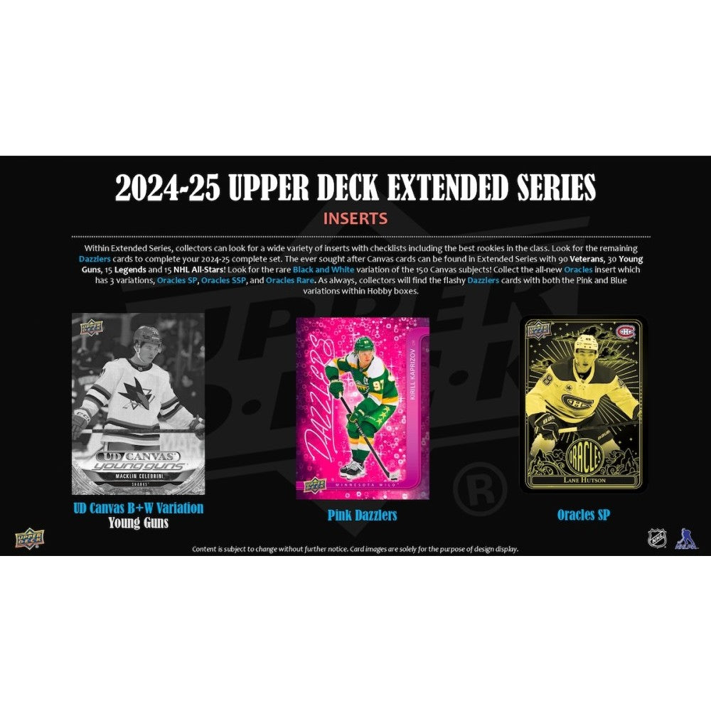 Upper Deck NHL Upper Deck Extended Series Hobby Box 2024/2025