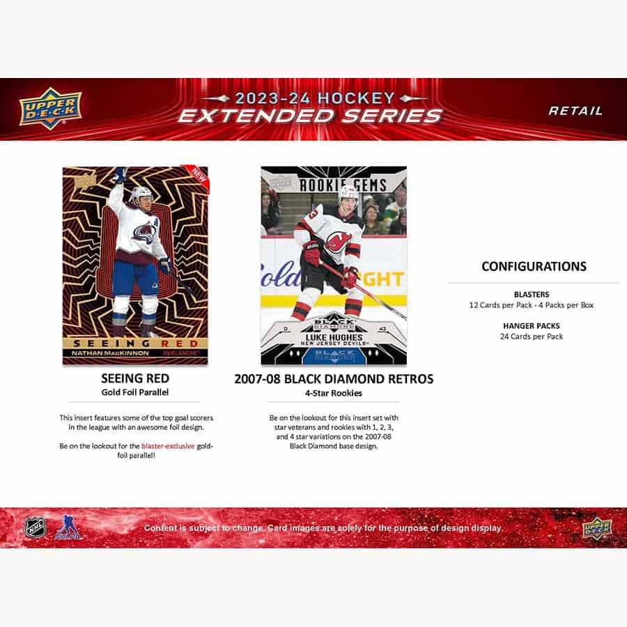 Upper Deck NHL Upper Deck Extended Series Mass Blaster 2023/2024