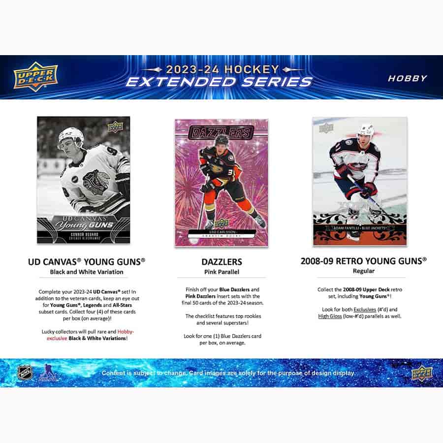 Upper Deck NHL Upper Deck Extended Series Hobby Box 2023/2024