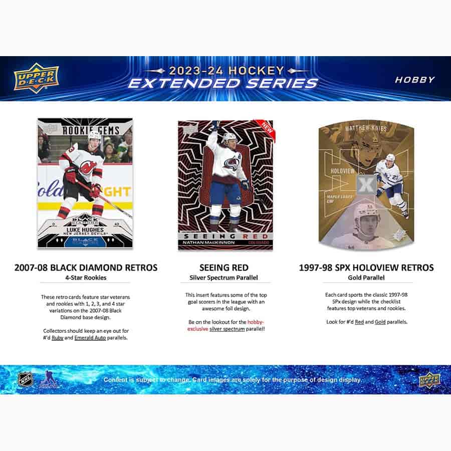 Upper Deck NHL Upper Deck Extended Series Hobby Box 2023/2024