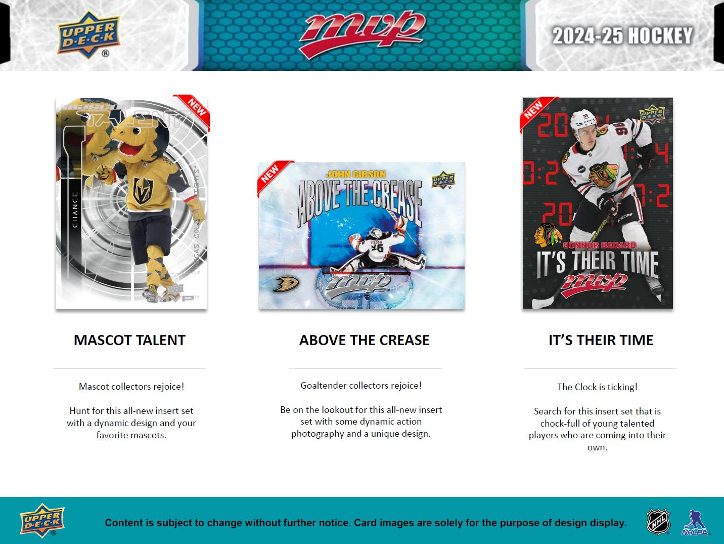 Upper Deck Hockey NHL MVP Retail Box 2024/2025