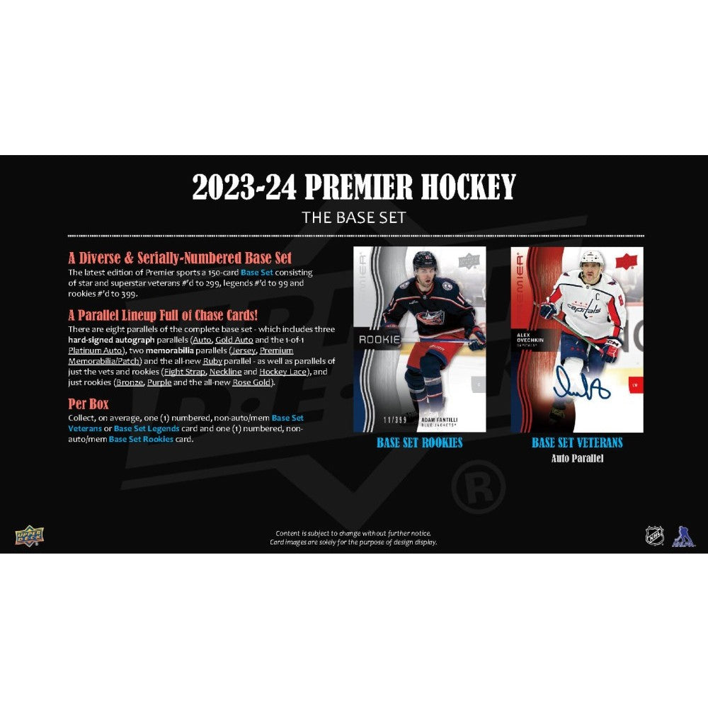Upper Deck Premier Hockey Hobby Box 2023/2024