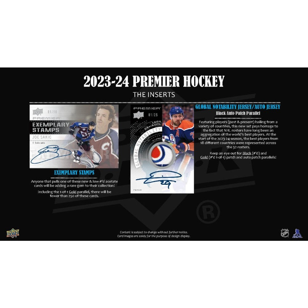 Upper Deck Premier Hockey Hobby Box 2023/2024