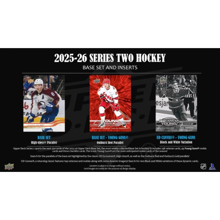 Upper Deck Series 2 Hockey Hobby Box 2025/2026