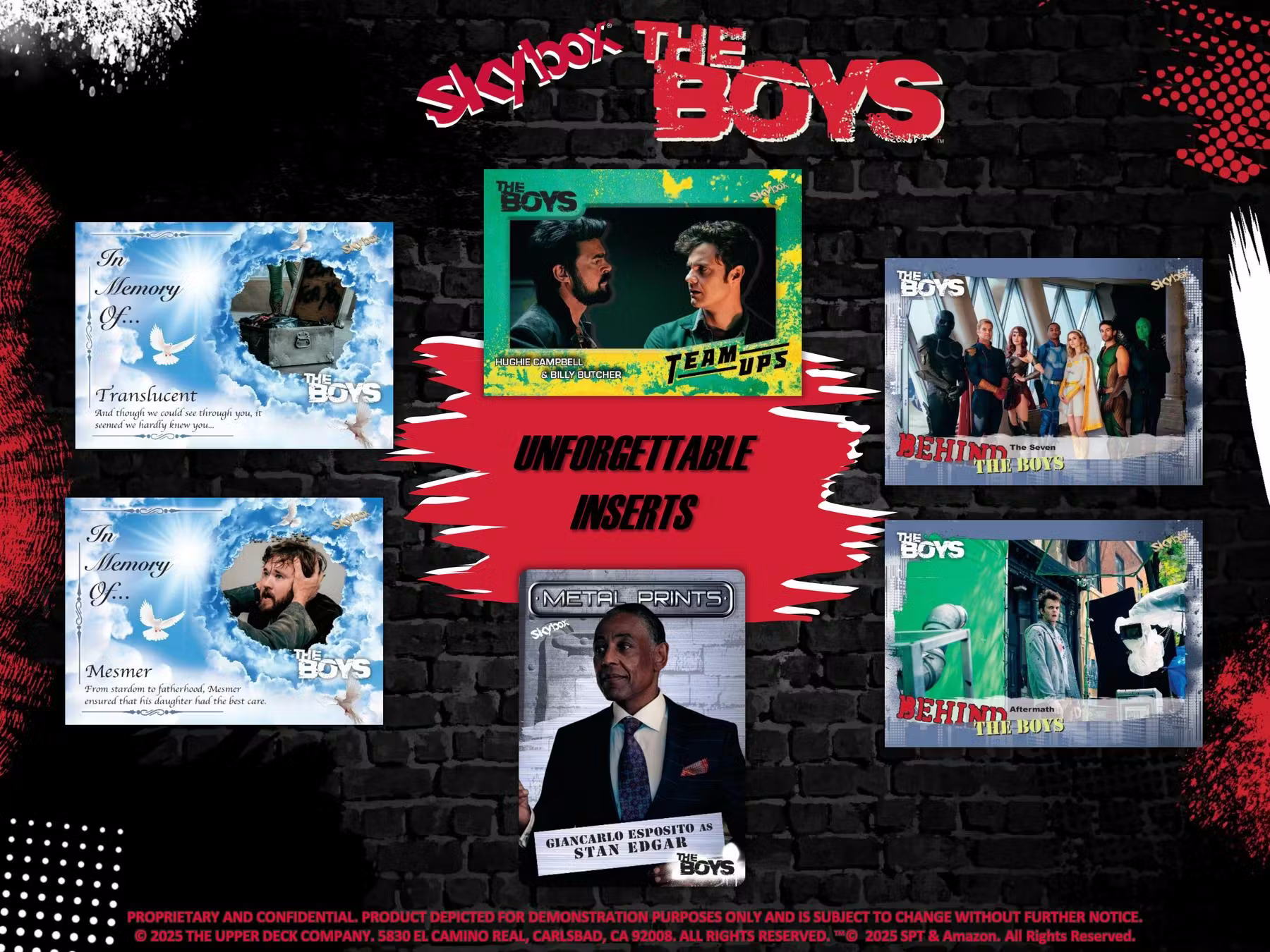 Upper Deck Shadowbox The Boys Season 1 & 2 Hobby Box 2025